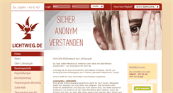 Desktop Screenshot of lichtweg.de