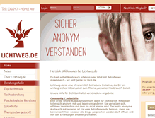Tablet Screenshot of lichtweg.de